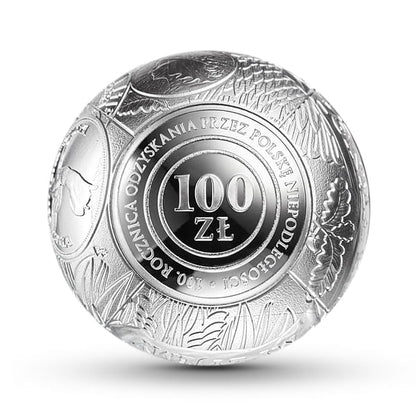 100 zł / 2018 r. - 100. rocznica odzyskania przez Polskę niepodległości
