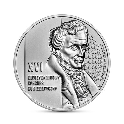 50 zł / 2022 r. -   XVI Międzynarodowy Kongres Numizmatyczny