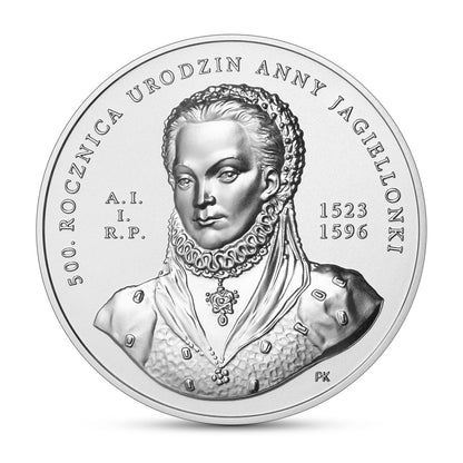 50 zł / 2023 r. -  Anna Jagiellonka - 500. rocznica urodzin.