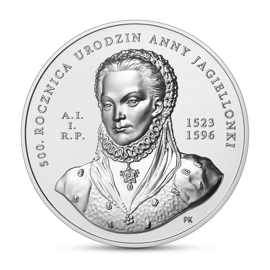 50 zł / 2023 r. -  Anna Jagiellonka - 500. rocznica urodzin.