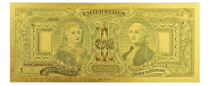 USA: Banknot złocony 1$ - JEDEN dolar /1896