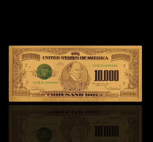 USA: Banknot złocony 10.000$ -  DZIESIĘĆ TYSIĘCY dolarów /1928