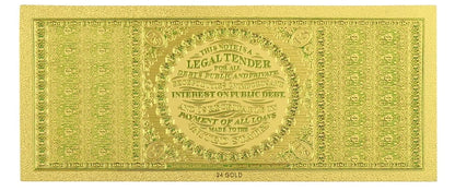 USA: Banknot złocony 100$ - STO dolarów /1863