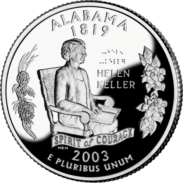 USA:  25 Centów / 2003 r. - Alabama (nr 22)