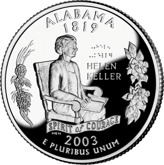 USA:  25 Centów / 2003 r. - Alabama (nr 22)