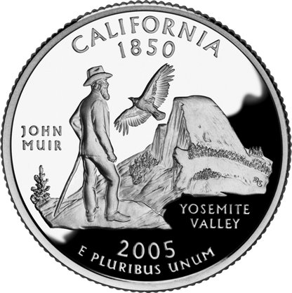USA:  25 Centów / 2005 r. - Kalifornia (nr 31)
