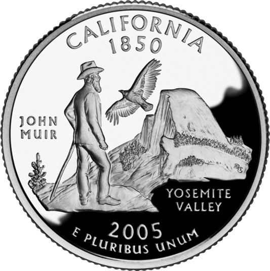 USA:  25 Centów / 2005 r. - Kalifornia (nr 31)