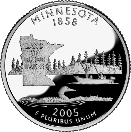 USA:  25 Centów / 2005 r. - Minnesota (nr 32)