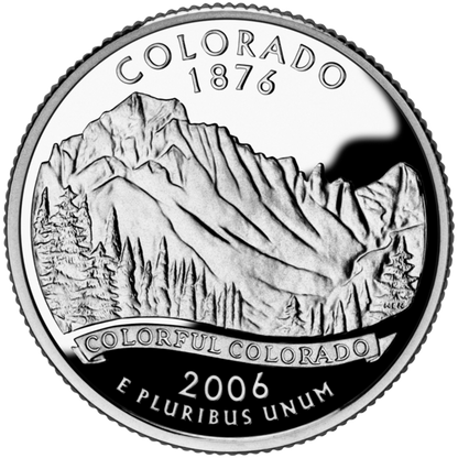 USA:  25 Centów / 2006 r. - Kolorado (nr 38)