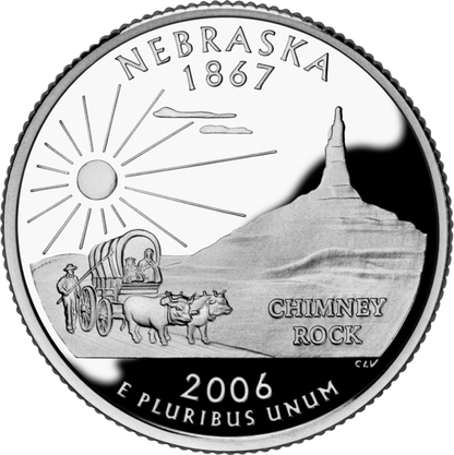 USA:  25 Centów / 2006 r. - Nebraska (nr 37)