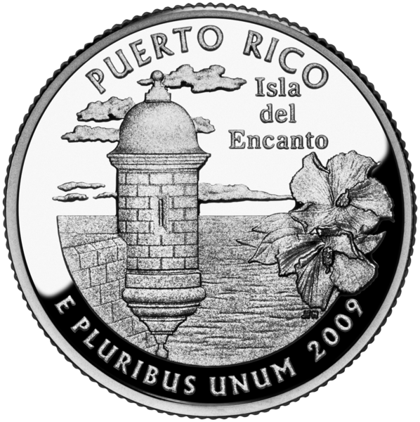 USA:  25 Centów / 2009 r. - Portoryko (nr 52)