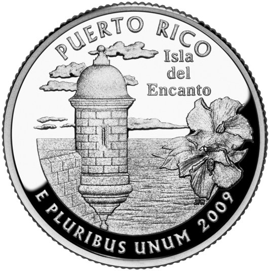 USA:  25 Centów / 2009 r. - Portoryko (nr 52)