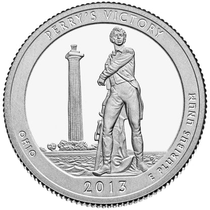USA:  25 Centów / 2013 r. -  Perry's Victory and International Peace Memoria (nr 17)