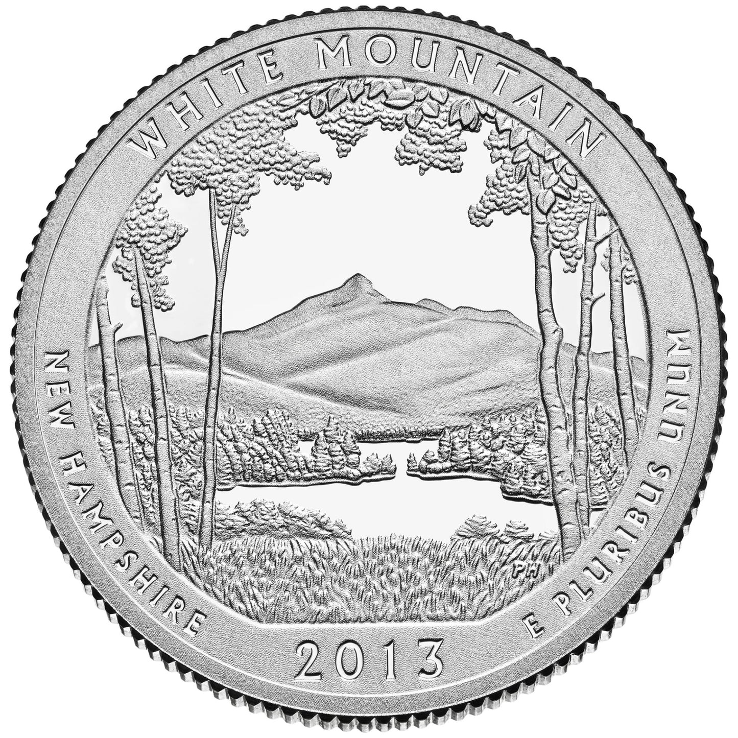 USA:  25 Centów / 2013 r. -  White Mountain National Forest (nr 16)