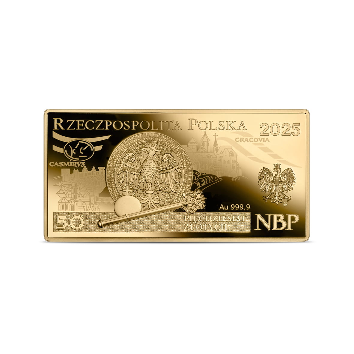 Banknot o nominale 50 zł / 2025 r. - Au